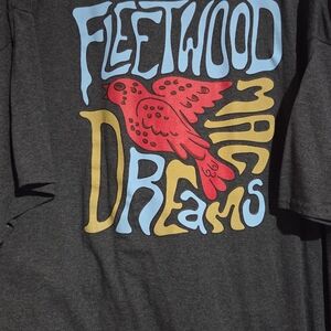 Fleetwood Mac Dreams Graphic T-Shirt - Charcoal Gray